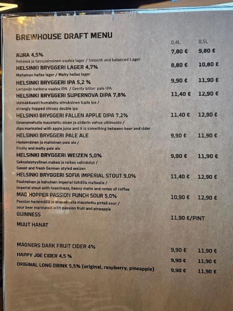 fallen apple dipa 7.2%, Helsinki Bryggeri Brewhouse (Royal Unibrew), Finland