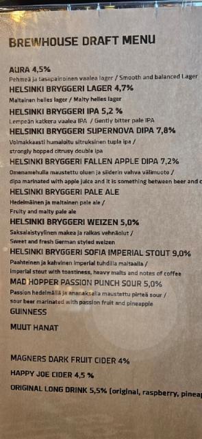 fallen apple dipa 7.2%, Helsinki Bryggeri Brewhouse (Royal Unibrew), Finland