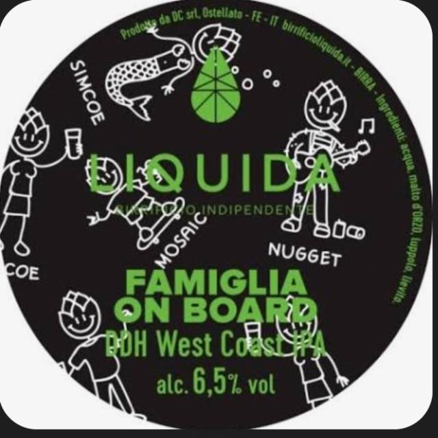 Famiglia on board, LIQUIDA Birrificio Indipendente