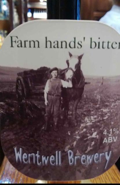 Farm Hands 'Bitter 4.1%, Wentwell Brewery, England