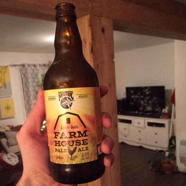 Farm House Pale Ale 5.5%, Brasseurs du Monde / Le Picoleur, Canada