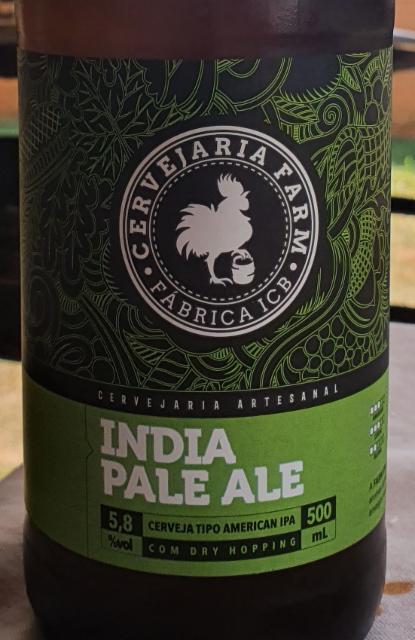 Cervejaria Farm India Pale Ale 5.8%, Cervejaria Farm - Fábrica ICB, Brazil