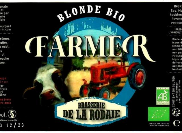 Farmer Blonde Bio 6.0%, Brasserie De La Rodaie, France