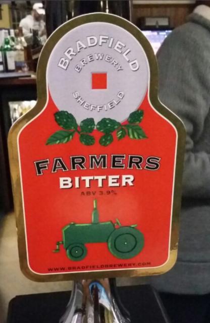 Farmers Bitter 3.9%, Bradfield Brewer, England