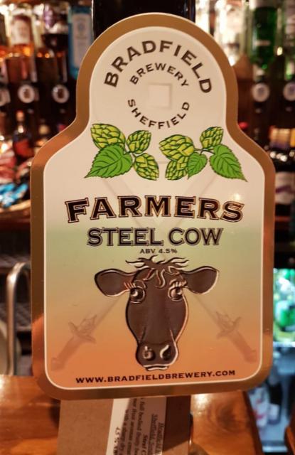 Farmers Steel Cow 4.5%, Bradfield Brewer, England