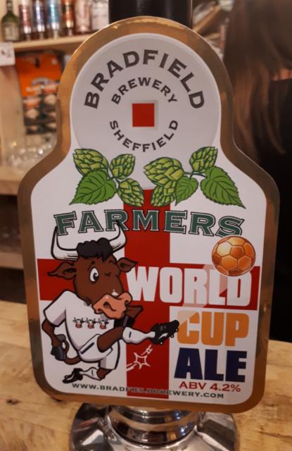 Farmers World Cup Ale 4.2%, Bradfield Brewer, England