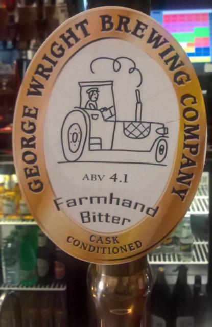 Farmhand Bitter 4.1%, George Wright Brewing Company, England