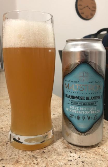 Farmhouse blanche 5.3%, Maltstrom, Canada