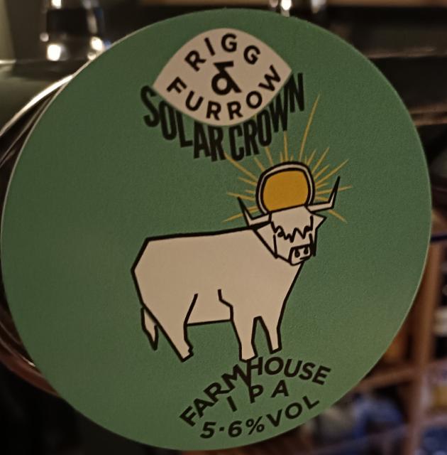 farmhouse ipa 5.6%, Rigg & Furrow Farmhouse Brewery, England