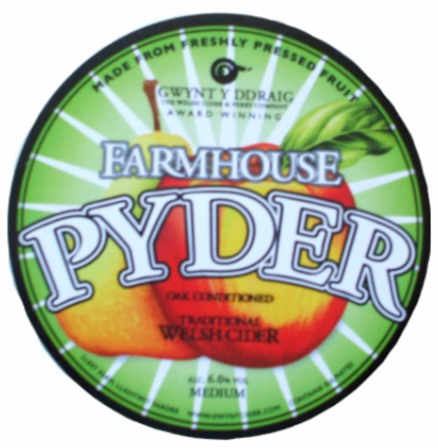 Farmhouse Pyder 6.0%, Gwynt Y Ddraig, Wales