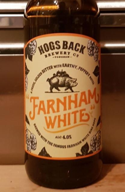 Farnham White 4.0%, Hogs Back Brewery, England