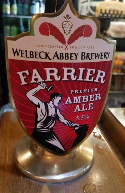 Farrier 5.5%, Welbeck Abbey Brewery, England