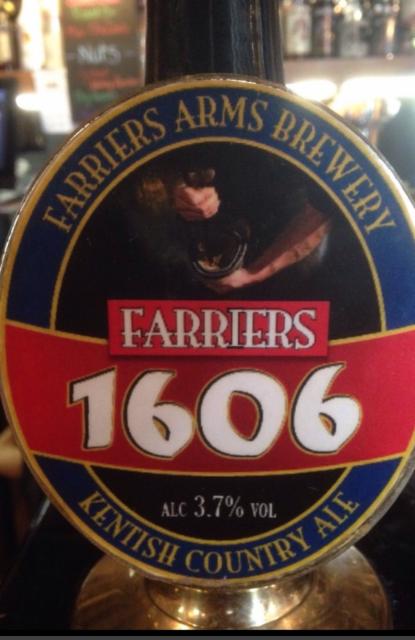Farriers 1606 3.7%, Farriers Arms Brewery, England
