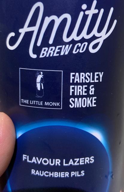 Farsley Fire and Smoke 4.6%, Amity Brew Co., England