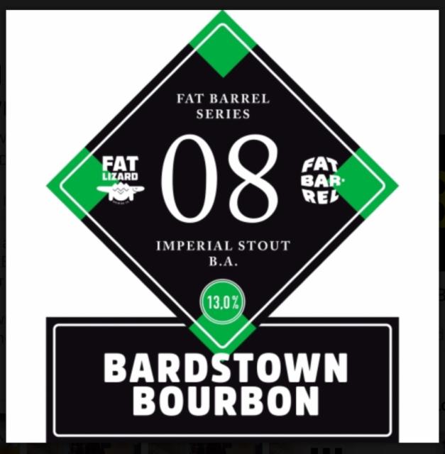 Fat Barrel Series 08 bardstown bourbon 13.0%, Fat Lizard Brewing Co., Finland