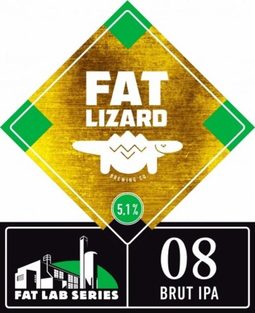 Fat Lab 08: Brut IPA 6.3%, Fat Lizard Brewing Co., Finland
