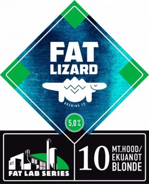 Fat Lab 10: Mt. Hood/Ekuanot Blonde 5.0%, Fat Lizard Brewing Co., Finland