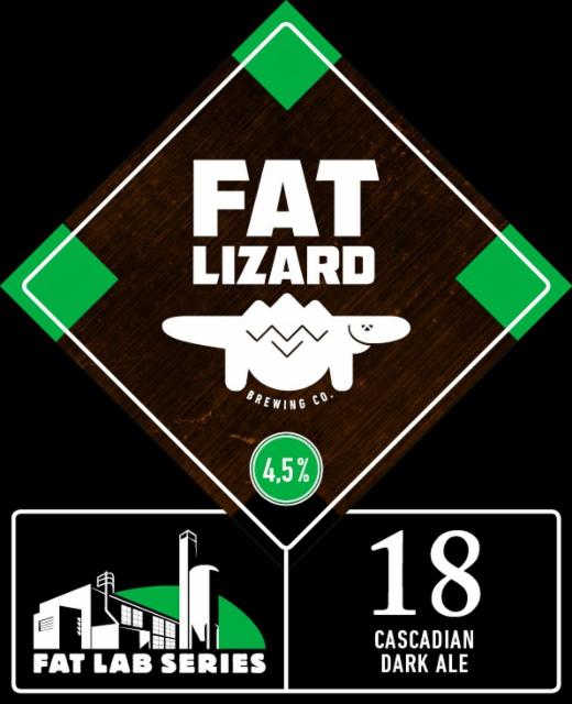 Fat Lab 18: Cascadian Dark Ale 4.5%, Fat Lizard Brewing Co., Finland