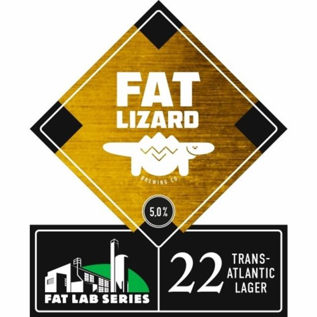 Fat Lab 22: Transatlantic Lager 5.0%, Fat Lizard Brewing Co., Finland