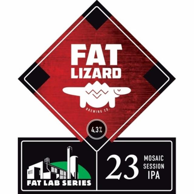 Fat Lab 23: Mosaic Session IPA 4.3%, Fat Lizard Brewing Co., Finland