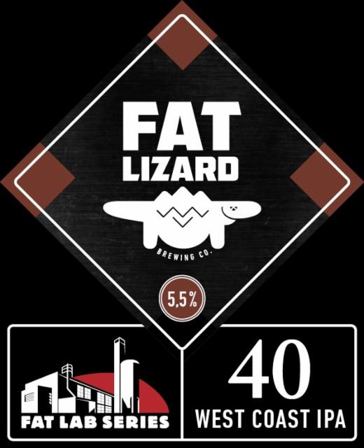 Fat Lab 40: West Coast IPA 5.5%, Fat Lizard Brewing Co., Finland