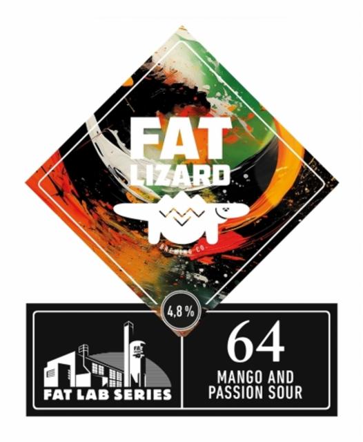 Fat Lab 64: Mango And Passion Sour 4.8%, Fat Lizard Brewing Co., Finland