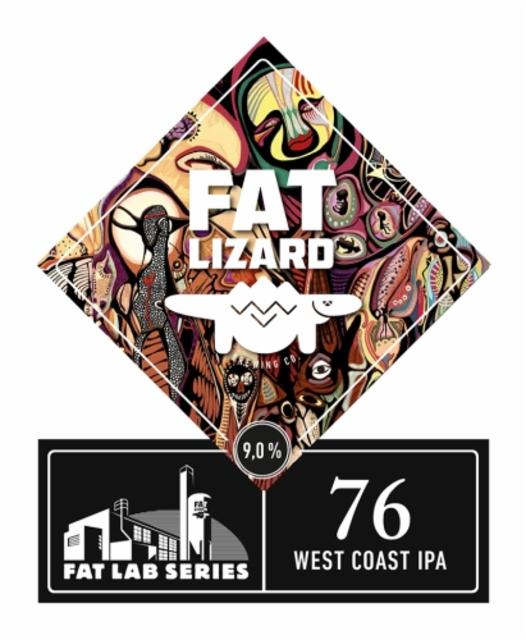 Fat Lab 76: West Coast IPA 9.0%, Fat Lizard Brewing Co., Finland