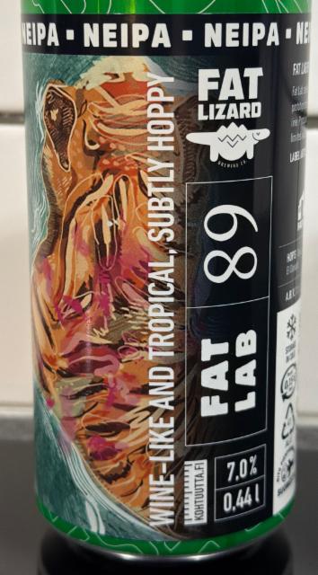 Fat Lab 89 7.0%, Fat Lizard Brewing Co., Finland