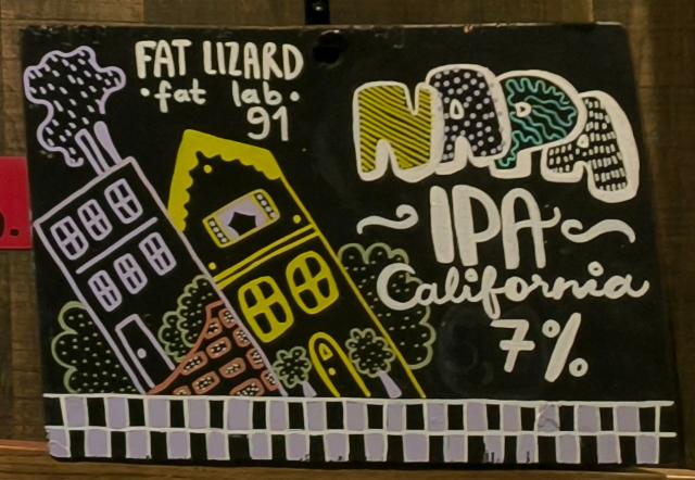 Fat Lab 91: California IPA, Fat Lizard Brewing Co.