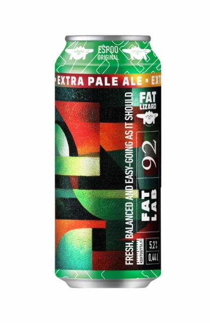 Fat lab 92 : Extra Pale Ale 5.2%, Fat Lizard Brewing Co., Finland