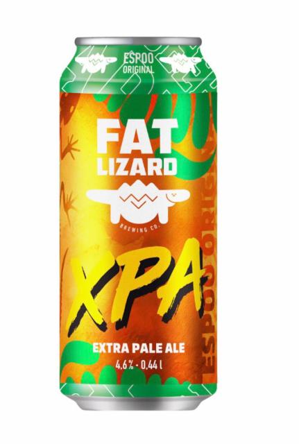 XPA 5.2%, Fat Lizard Brewing Co., Finland