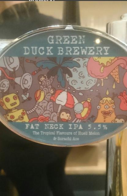 Fat Neck IPA 5.5%, Green Duck Beer Co., England