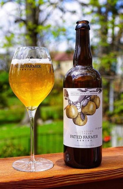 Fated Farmer: Asian Pear 6.9%, Trillium Brewing Company, United States