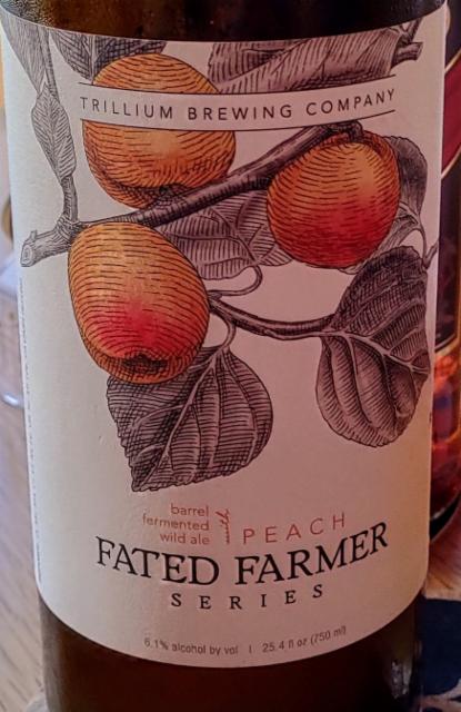 Fated Farmer: Peach 6.1%, Trillium Brewing Company, United States