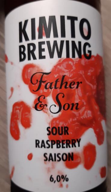 Father & Son: Sour Raspberry Saison 6.0%, Kimito Brewing, Finland