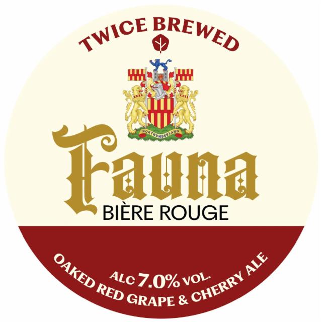 Fauna Bière Rouge 7.0%, Twice Brewed Brew House, England