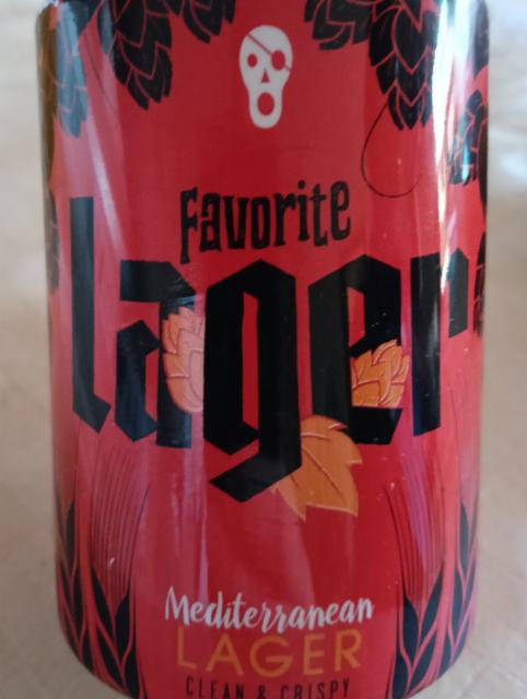 Favorite lager 4.5%, La Pirata Brewing, Spain