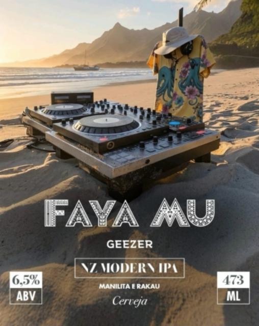 Faya Mu 6.5%, Geezer Cervejaria, Brazil