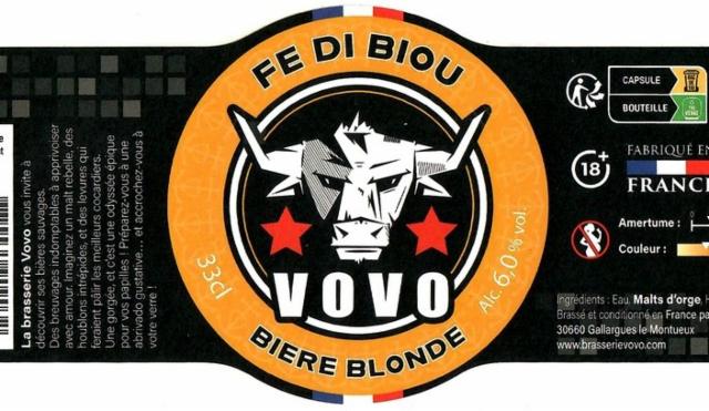 Fe Di Biou 6.0%, Brasserie Vovo, France