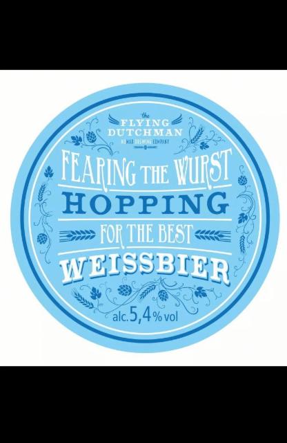 Fearing the Wurst Hopping for the Best Weissbier 5.4%, The Flying Dutchman Nomad Brewing Company, Finland