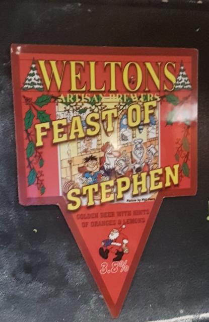 Feast Of Stephen 3.8%, Weltons Brewery Ltd, England