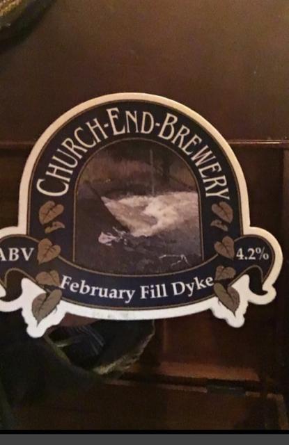 February Fill Dyke 4.2%, Church End Brewery, England
