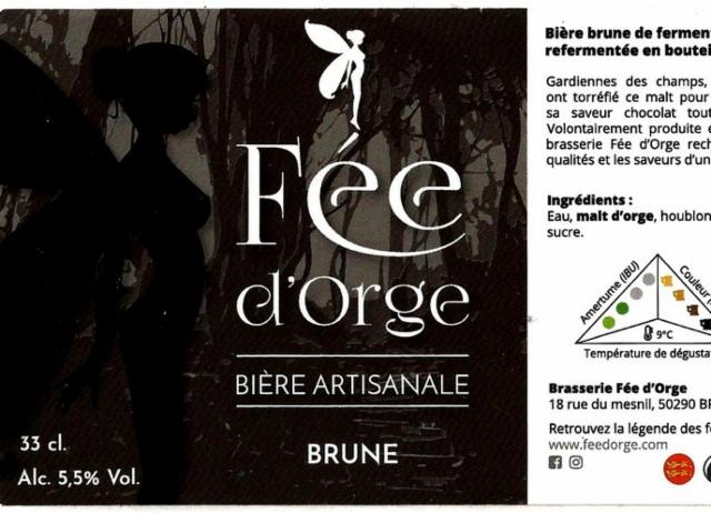 Fée D'Orge Brune, Brasserie Fée D'Orge