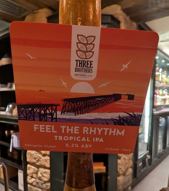 Feel The Rhythm 5.3%, Three Brothers Brewing Co, England