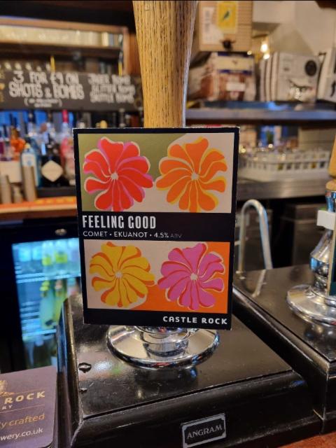 Feeling Good 4.5%, Castle Rock Brewery, England