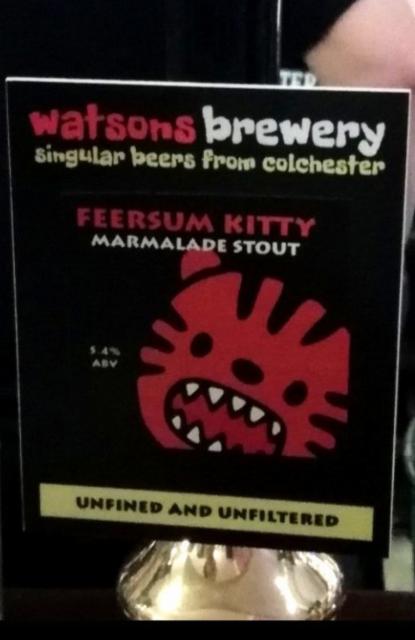 Feersum Kitty 5.4%, Watsons Brewery, England