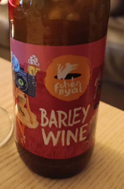 Feher nyul Barleywine 2019 10.5%, Fehér Nyúl Brewery, Hungary