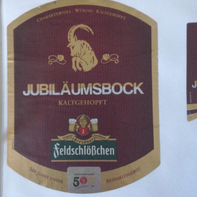 Jubiläumsbock 7.2%, Feldschlößchen Dresden (TCB Beverages), Germany