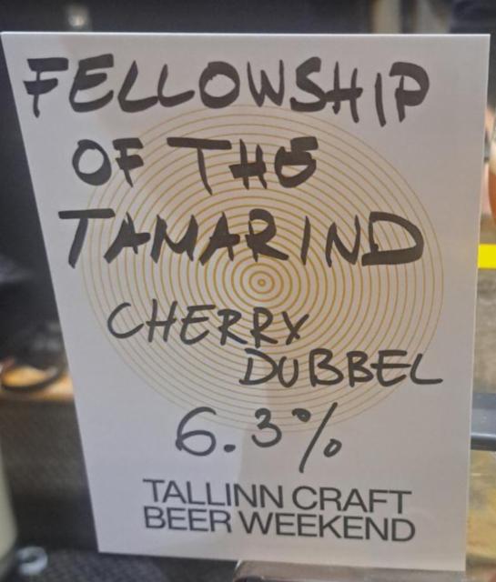 Fellowship Of The Tamarind 6.3%, Vaat, Estonia
