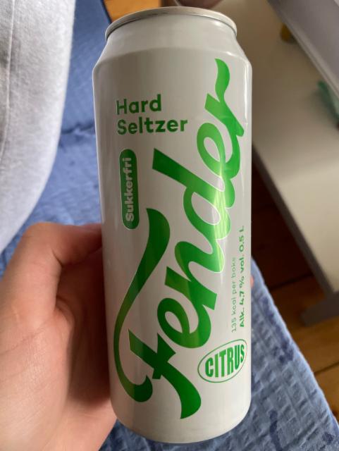 Fender citrus hard seltzer, Flo Brewery